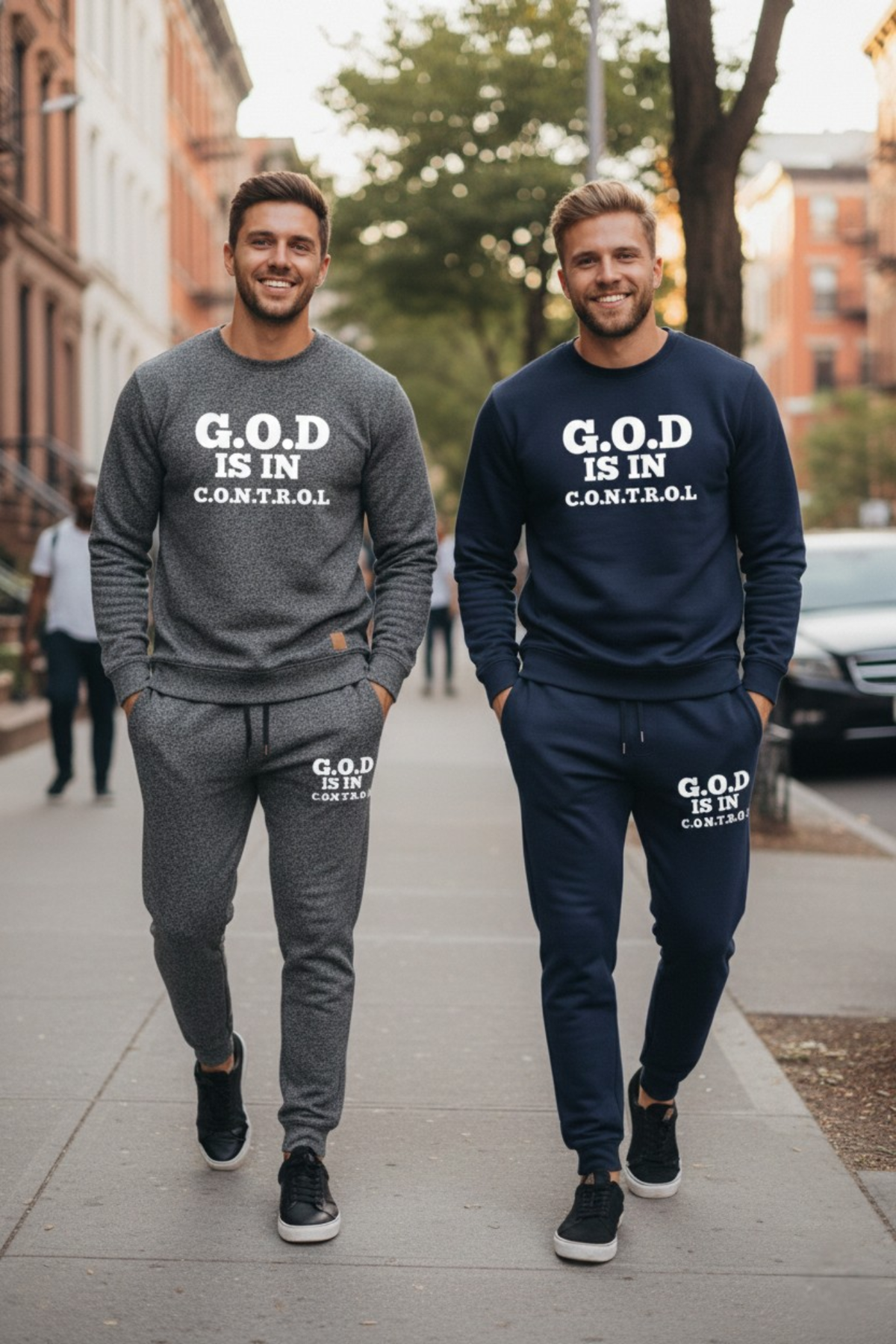 GOD IS IN CONTROL MENS SETS