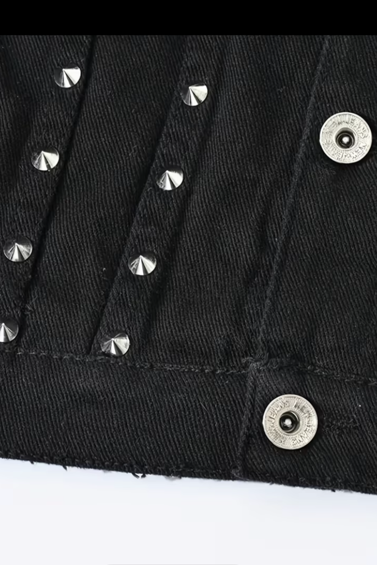PRAYER WORKS DENIM STUD MENS JACKET