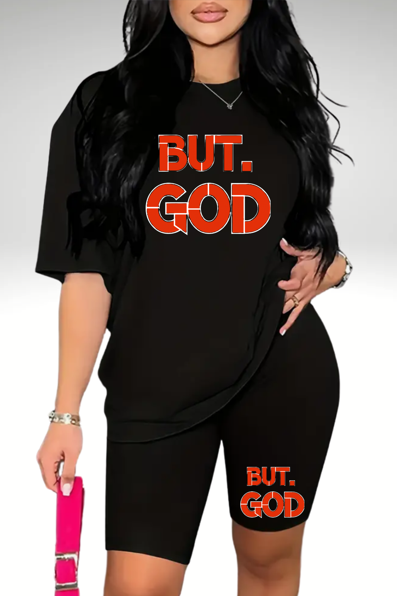 BUT GOD WOMEN’S SHORT SET