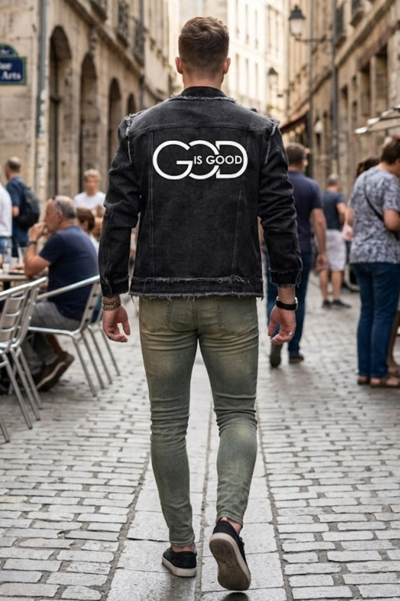 GOD IS GOOD DENIM JACKET