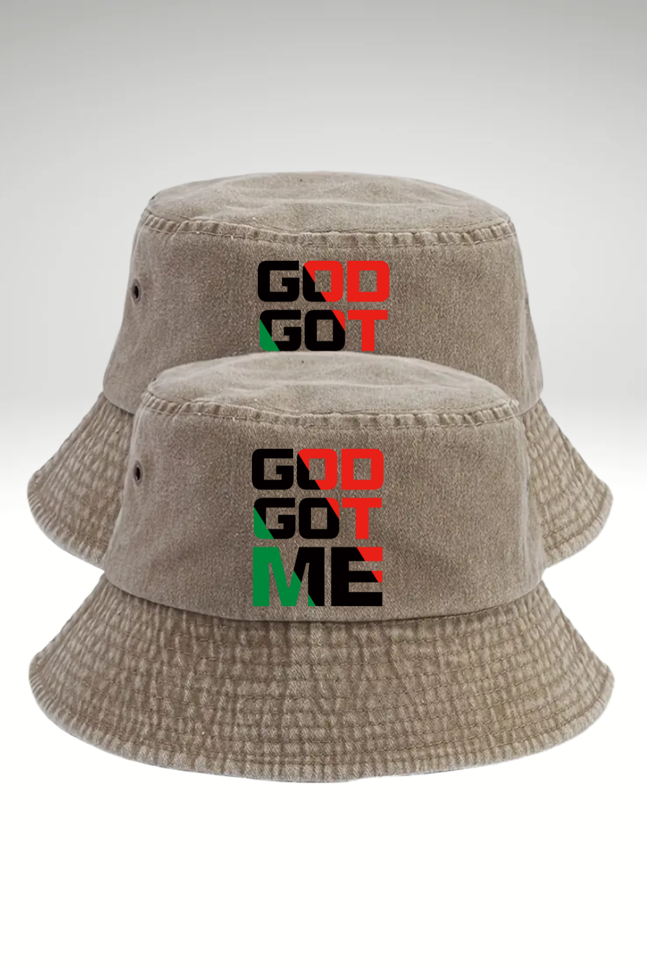 JUNETEENTH GOD GOT ME BUCKET HAT