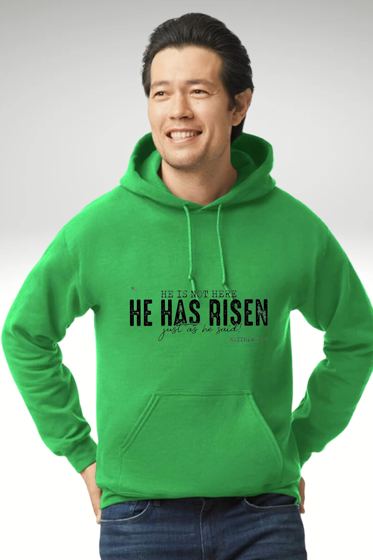 HE HAS RISEN UNISEX HOODIES