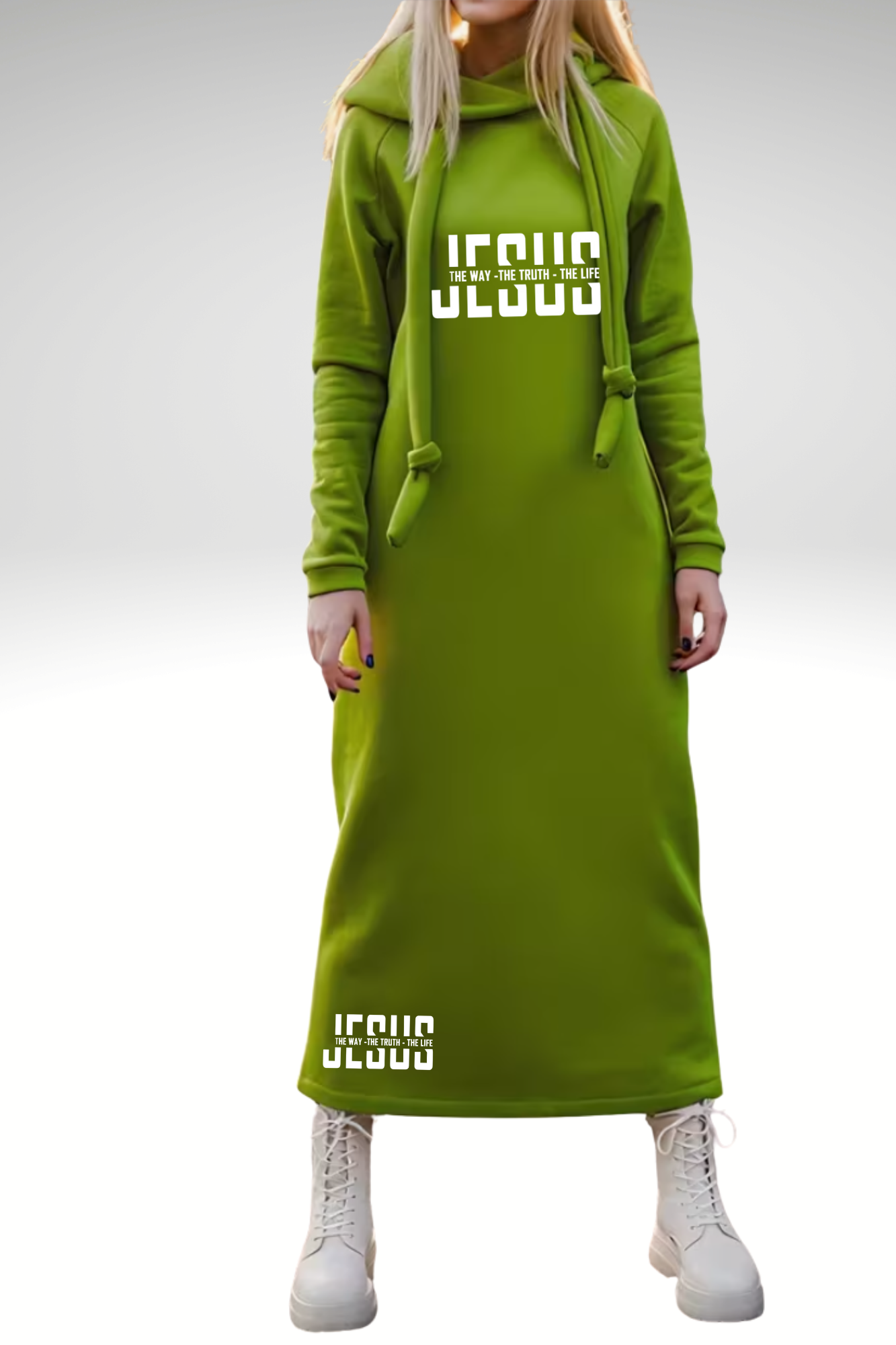 JESUS IS THE WAY HOODIE DRESS