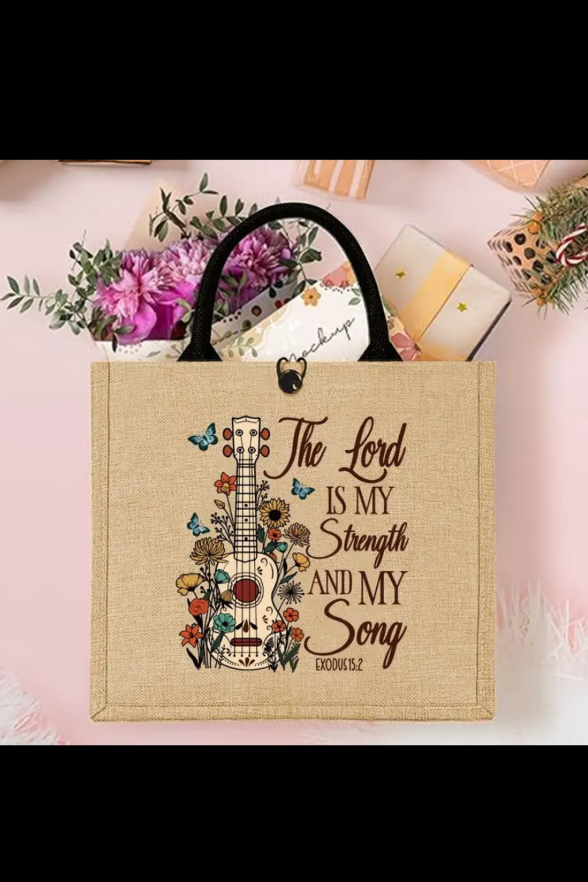 EXODUS 15:2 TOTE BAG