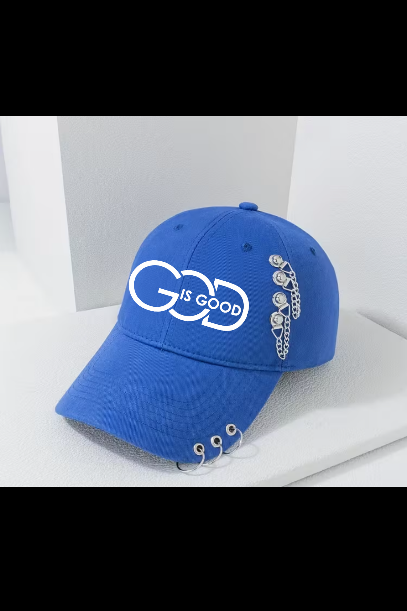 GOD IS GOOD CHAIN HAT