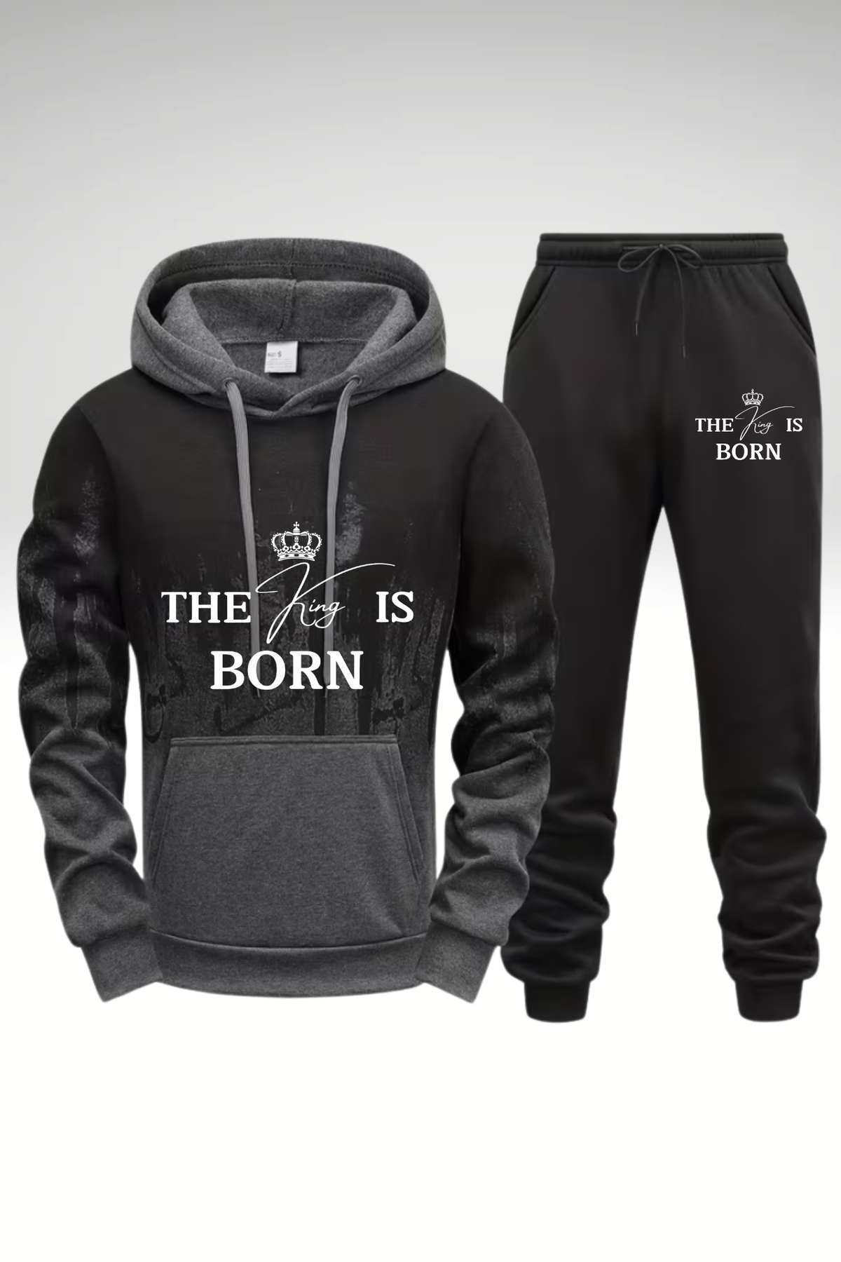 THE KING IS BORN HOODIE SETS