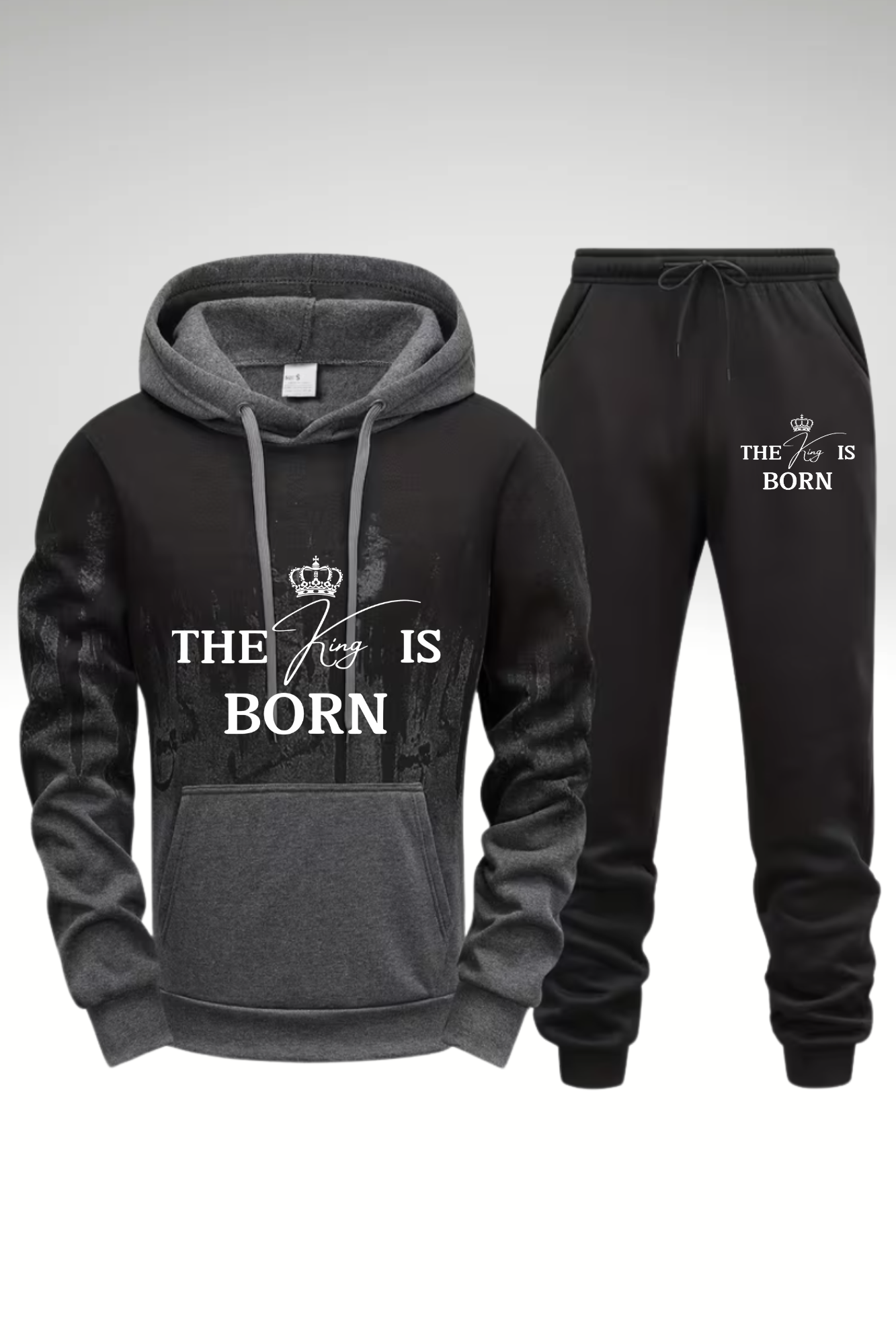 THE KING IS BORN HOODIE SETS