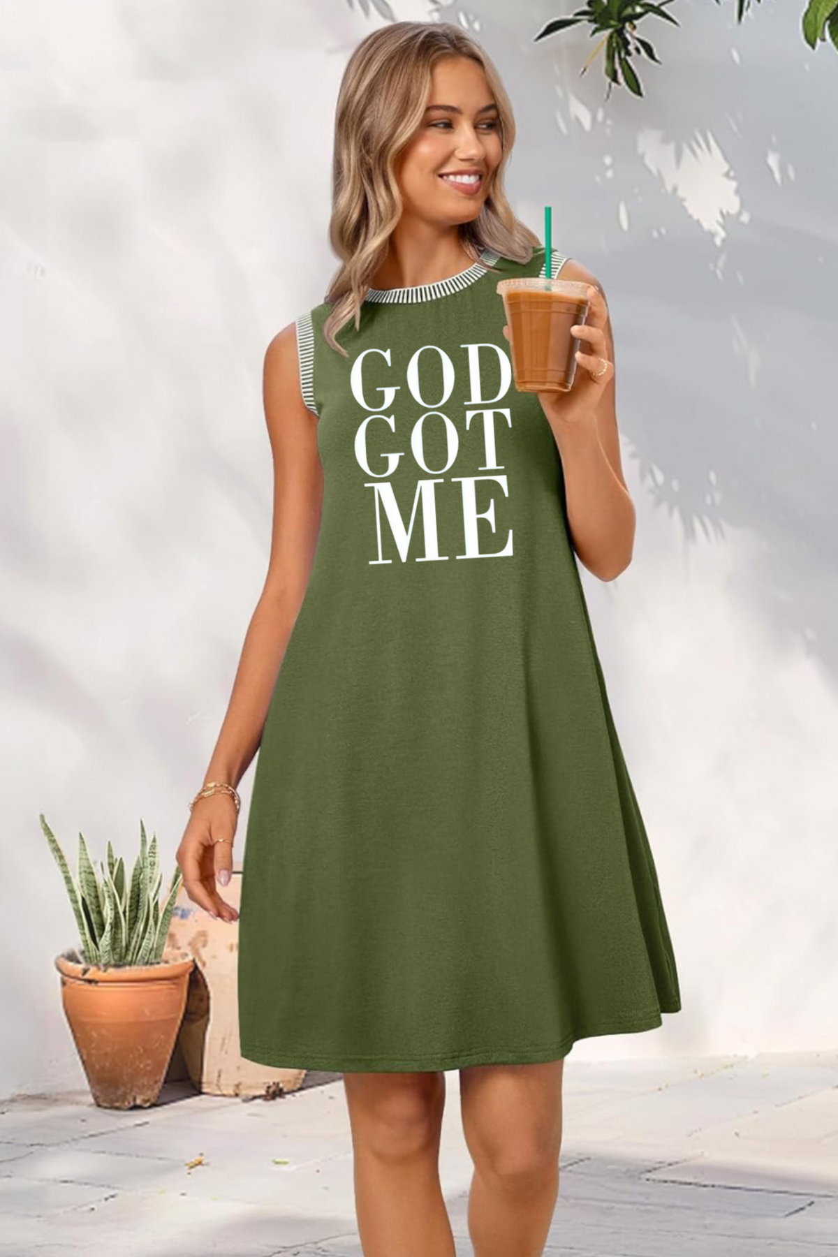 GOD GOT ME SUMMER DRESS