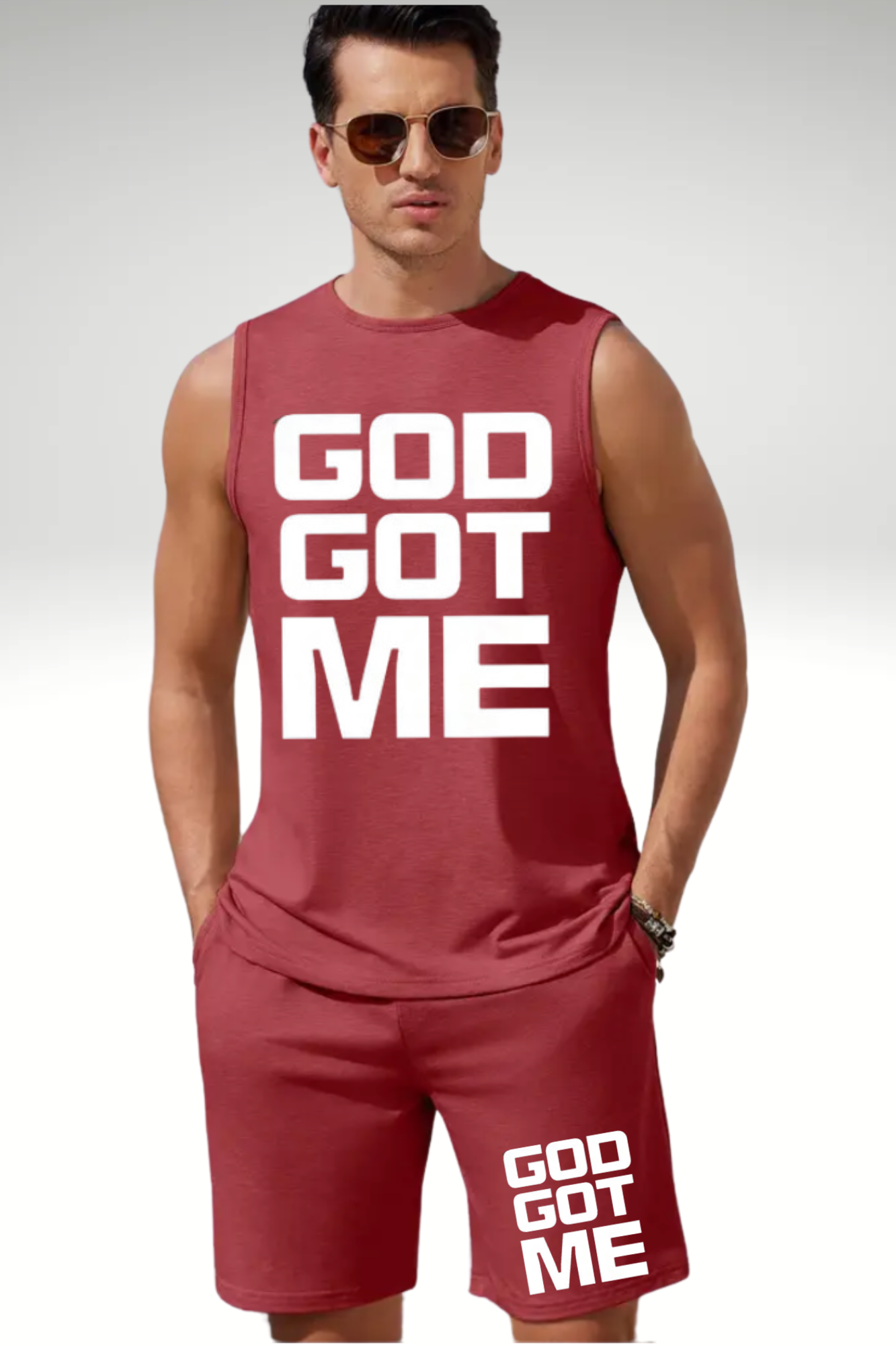 GOD GOT ME SHORT SLEEVE SETS