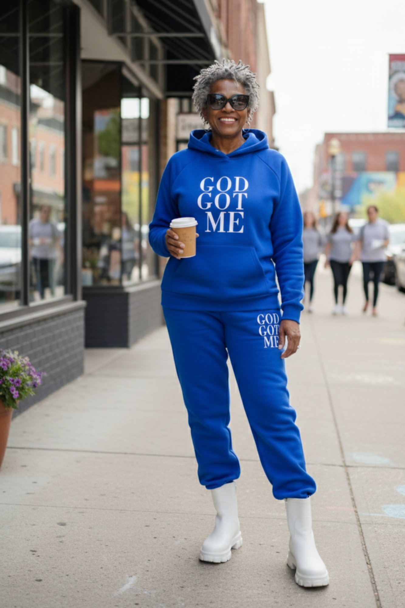 GOD GOT ME HOODIE SET