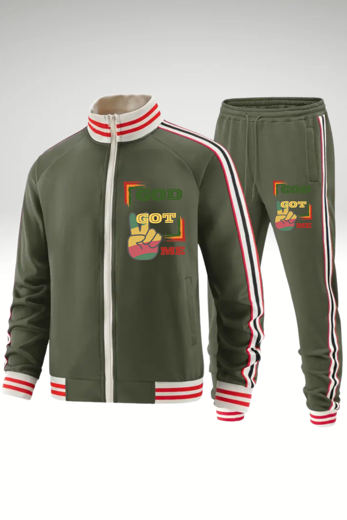 GOD GOT ME COLLAR SET