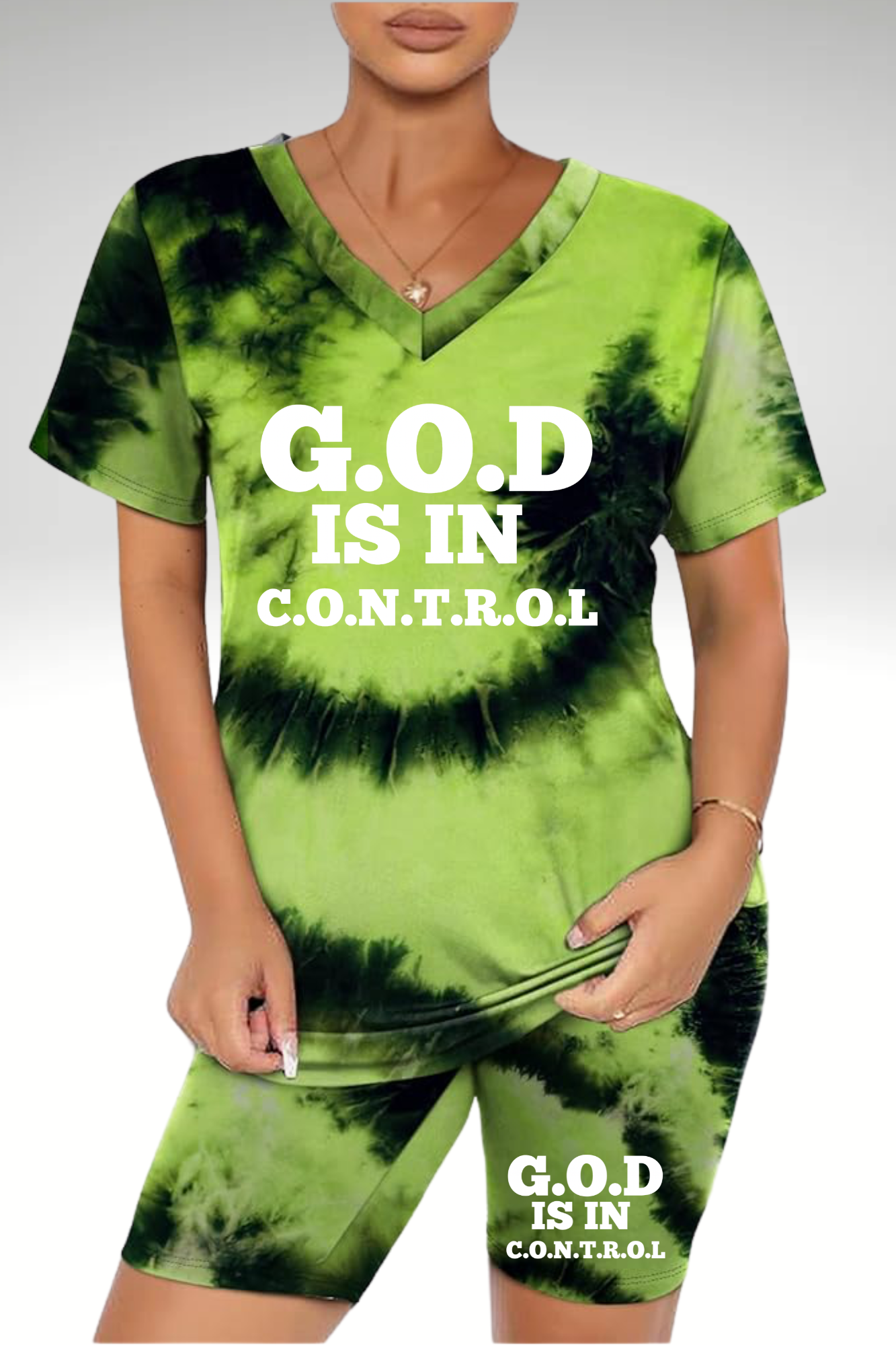 GOD IS IN CONTROL WOMENS SETS