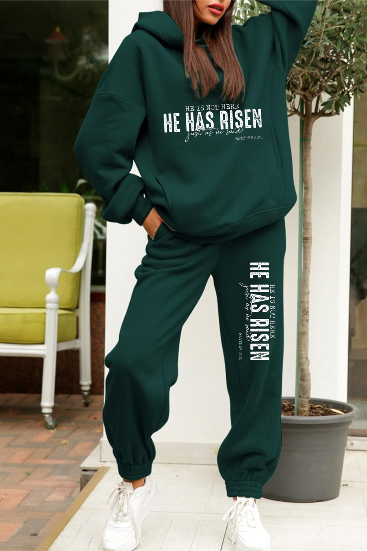 HE HAS RISEN HOODIE SETS