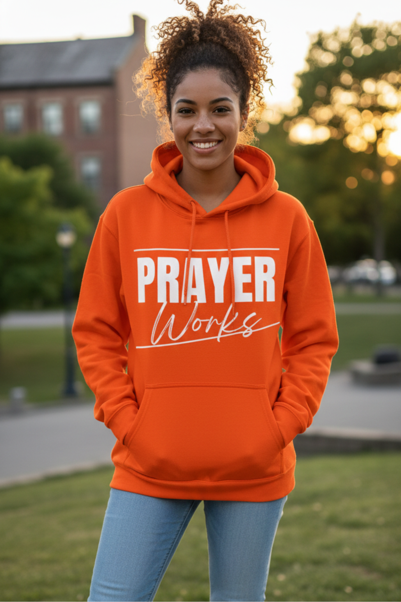 PRAYER WORKS MEN'S HOODIE