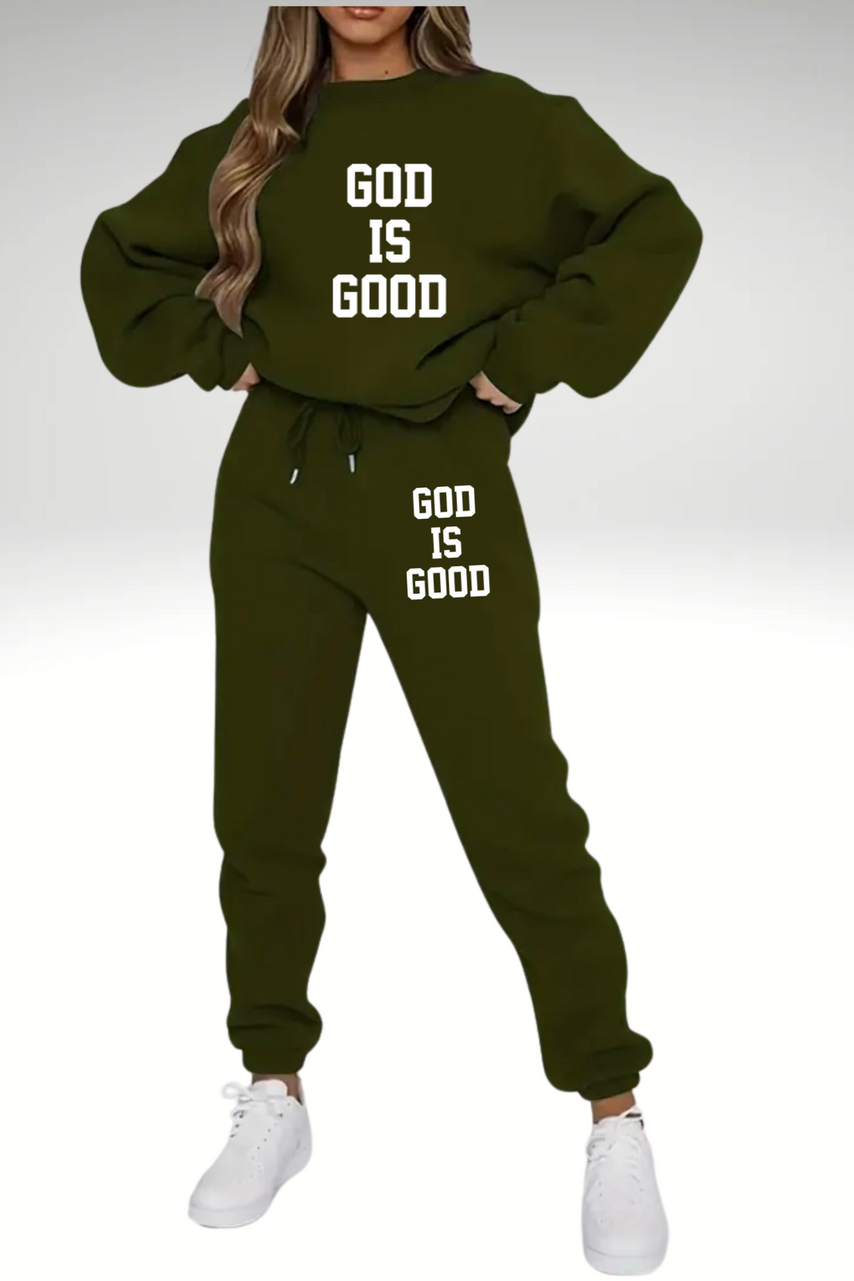 GOD IS GOOD SWEATSHIRT SET