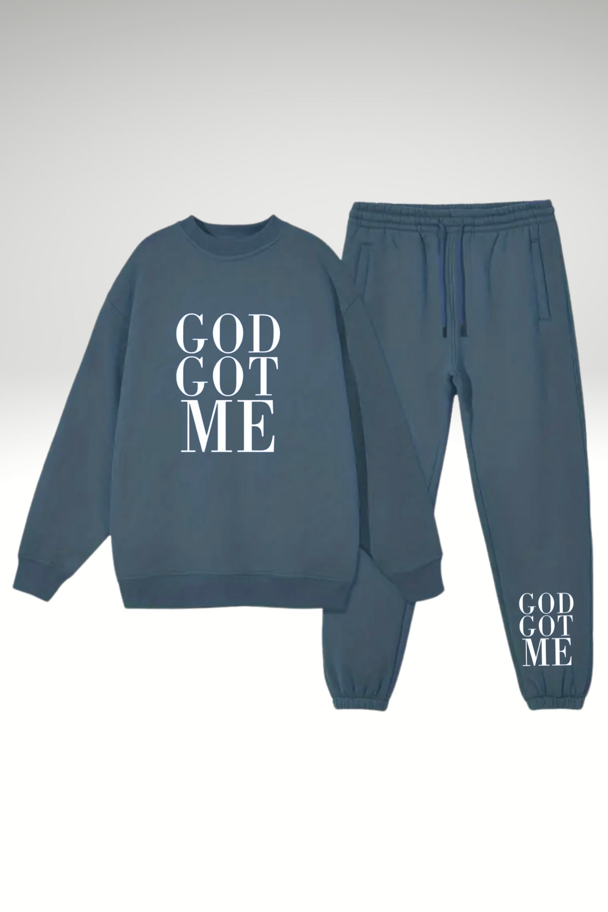 GOD GOT ME SWEATSHIRT 2 PIECE SET