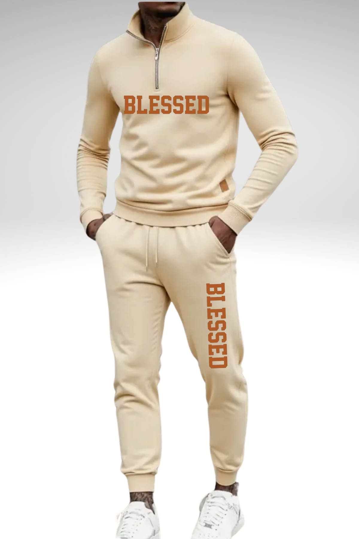 BLESSED MENS ZIPPER JERSEYS