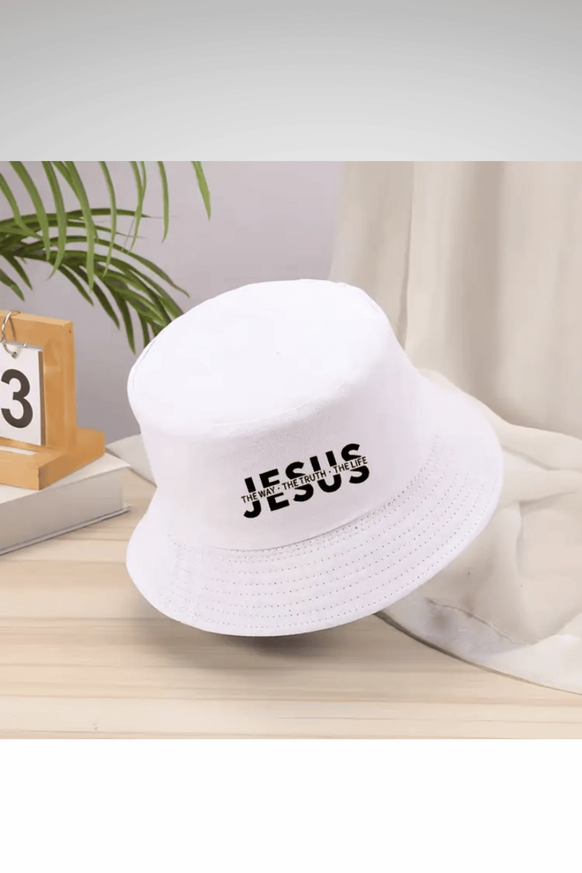 JESUS IS THE WAY MEN’S FAITH BUCKET HAT