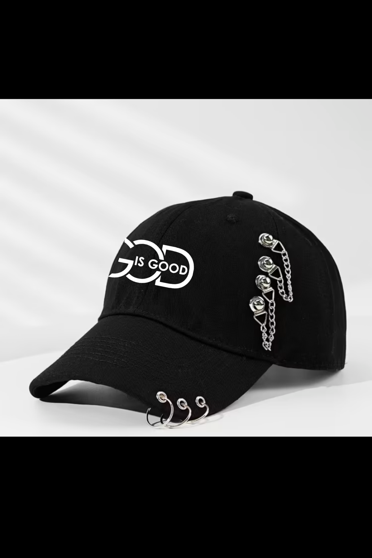 GOD IS GOOD CHAIN HAT