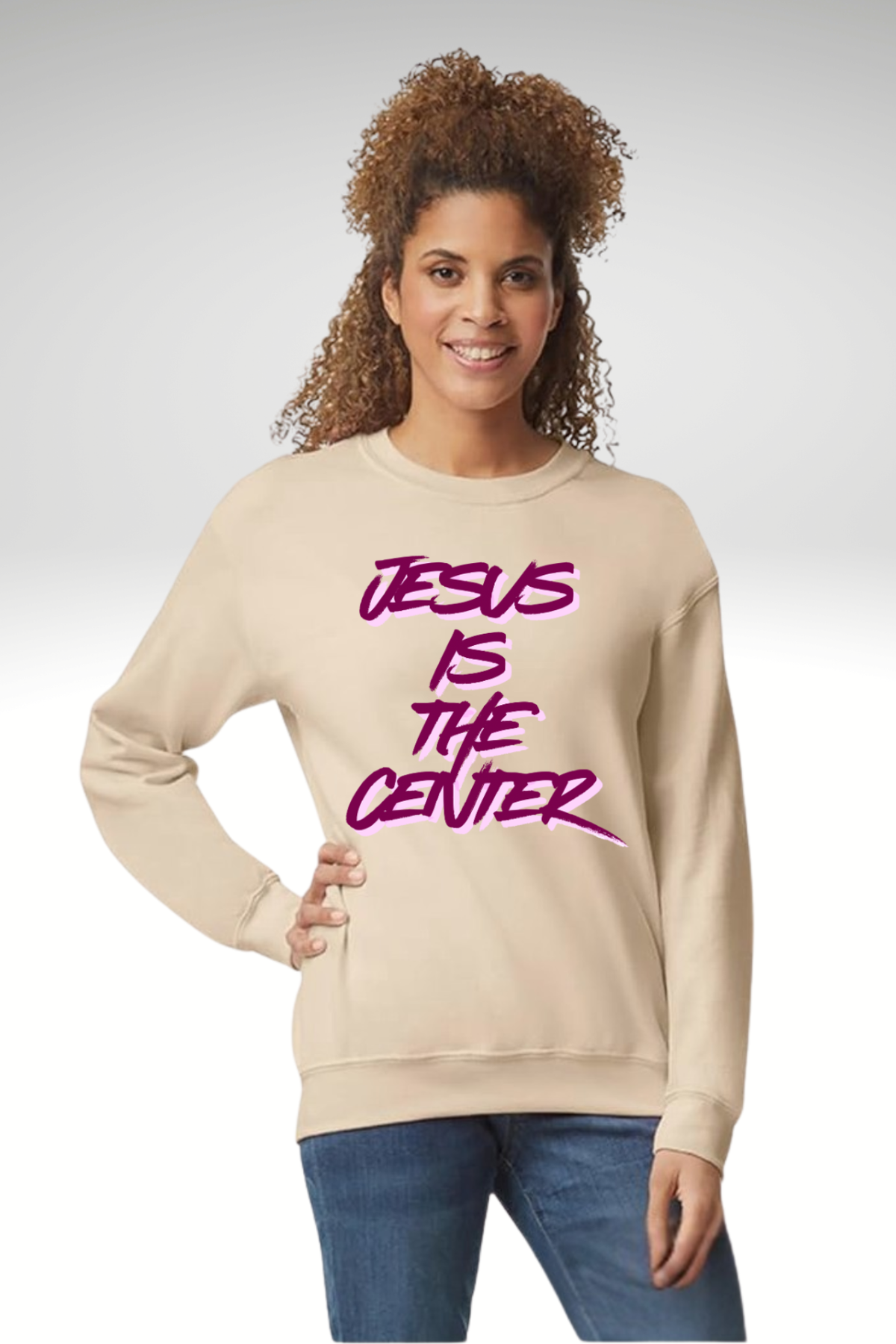 JESUS IS THE CENTER SWEATSHIRTS