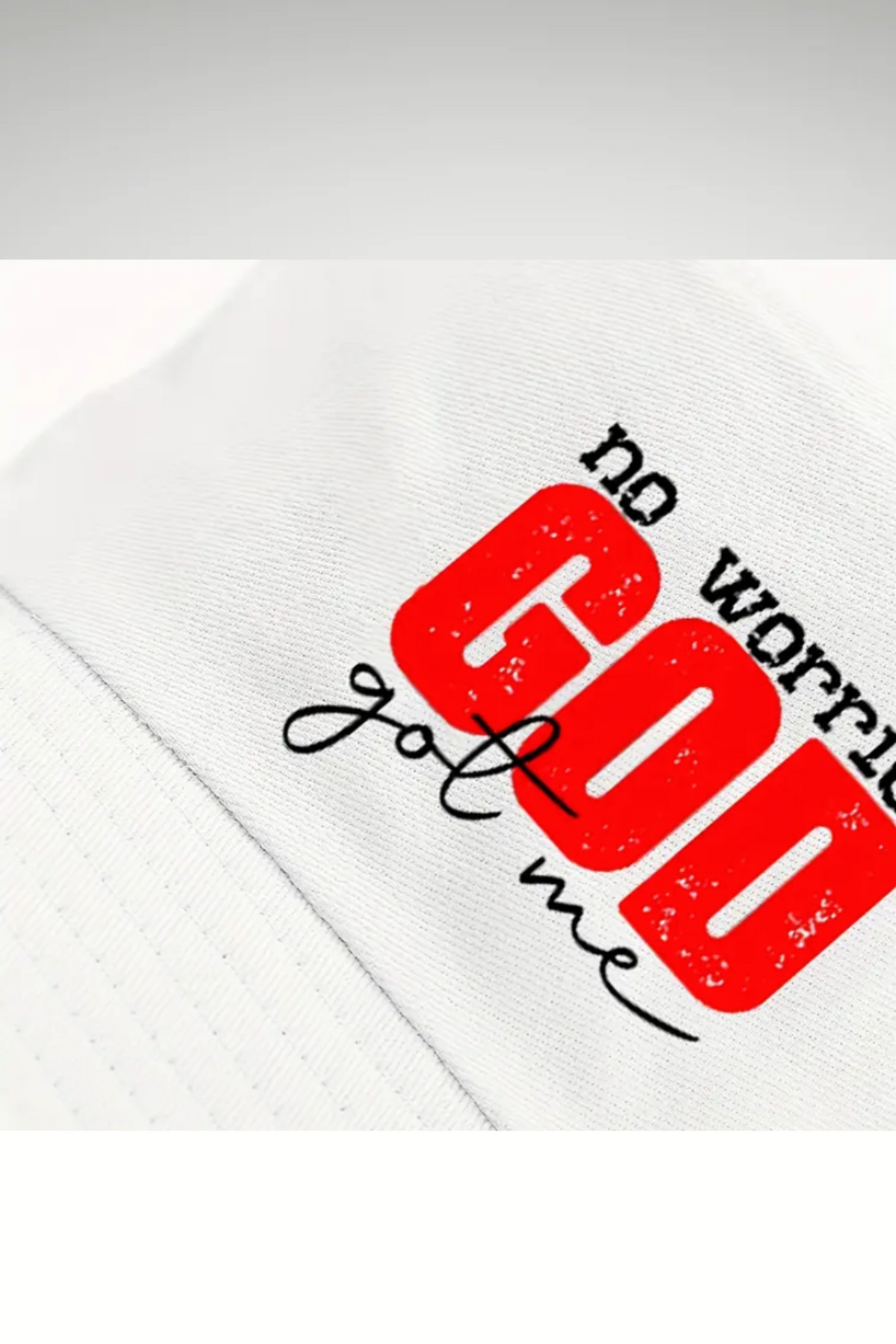 NO WORRIES GOD GOT ME BUCKET HAT