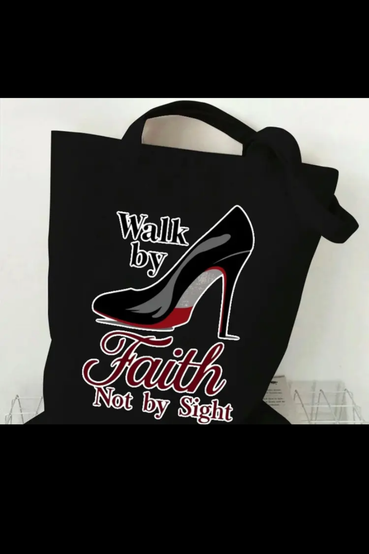 WALK BY FAITH CANVAS BAG