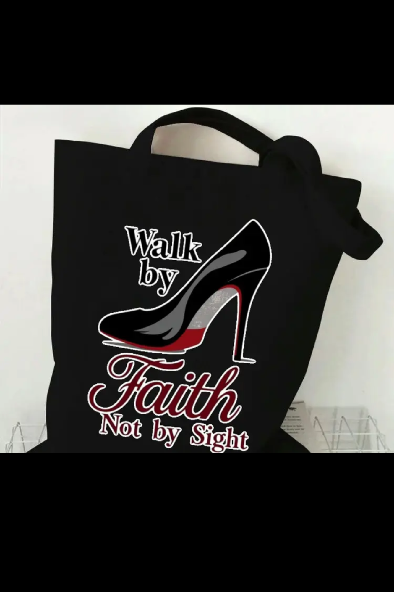 WALK BY FAITH CANVAS BAG