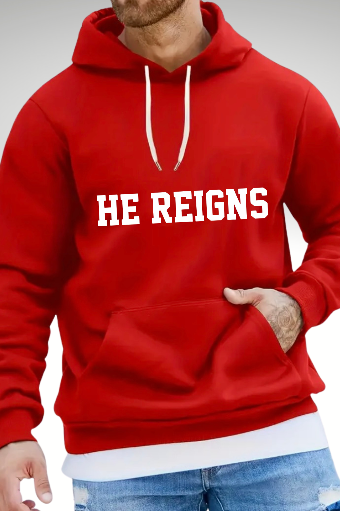 HE REIGNS HOODIE