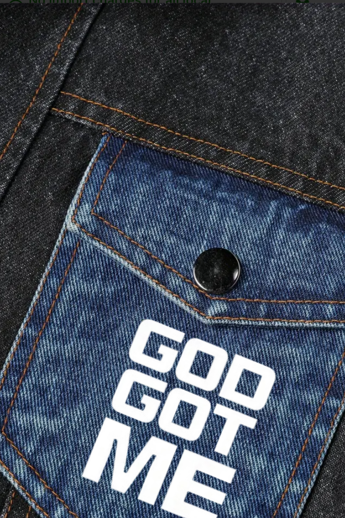 GOD GOT ME BIKER JACKET