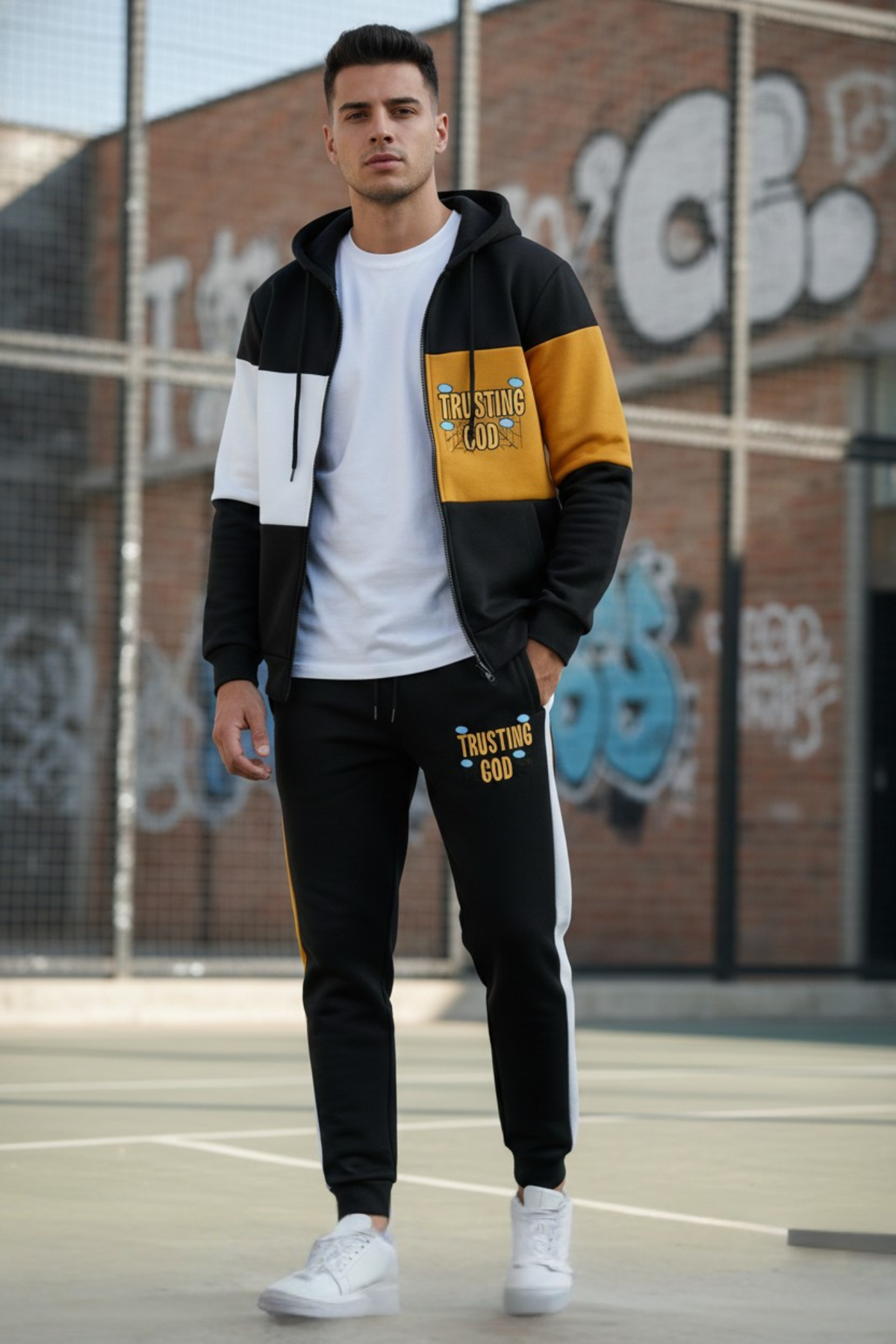 TRUSTING GOD JOGGERS SET