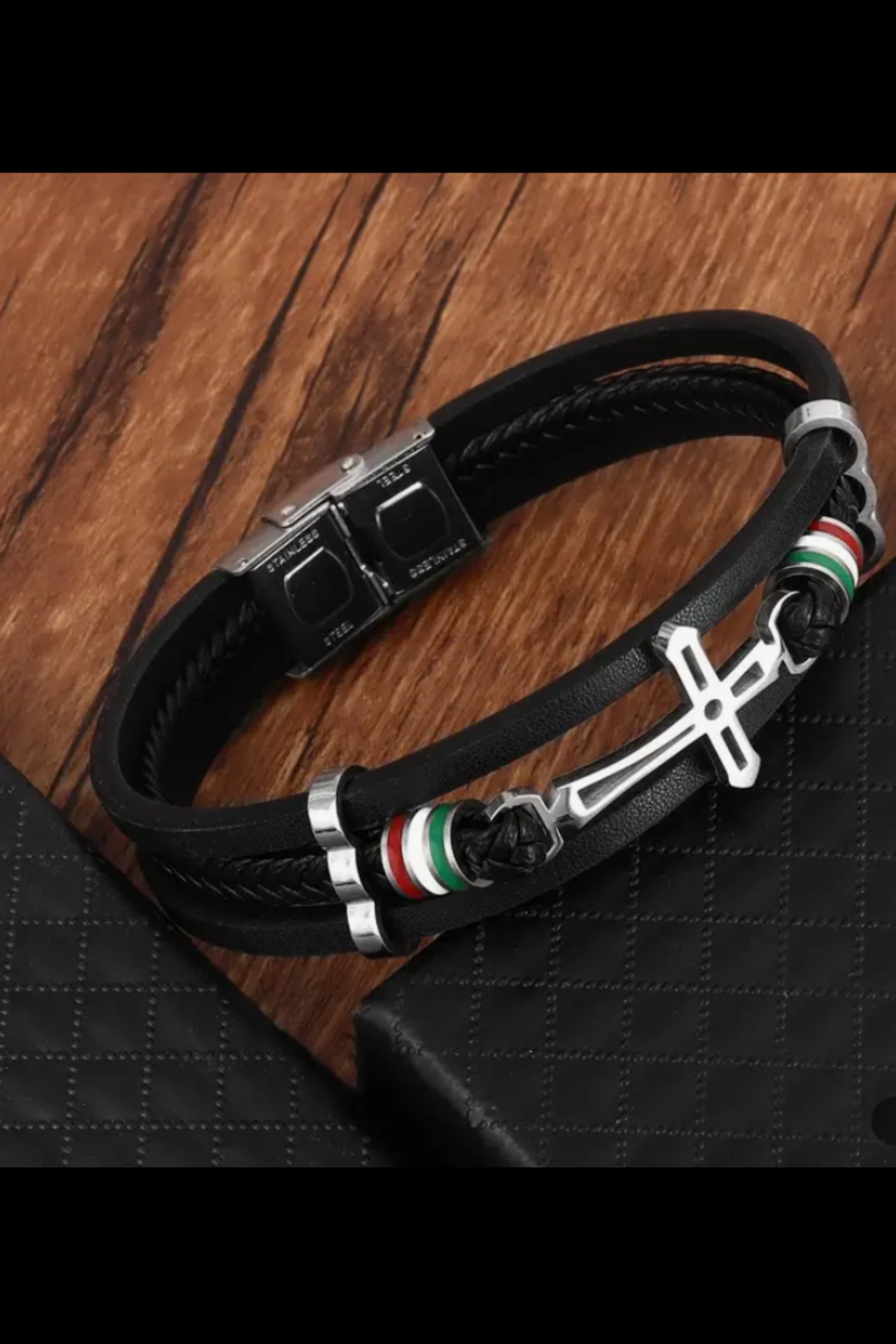 FREEDOM IN FAITH CROSS BRACELET