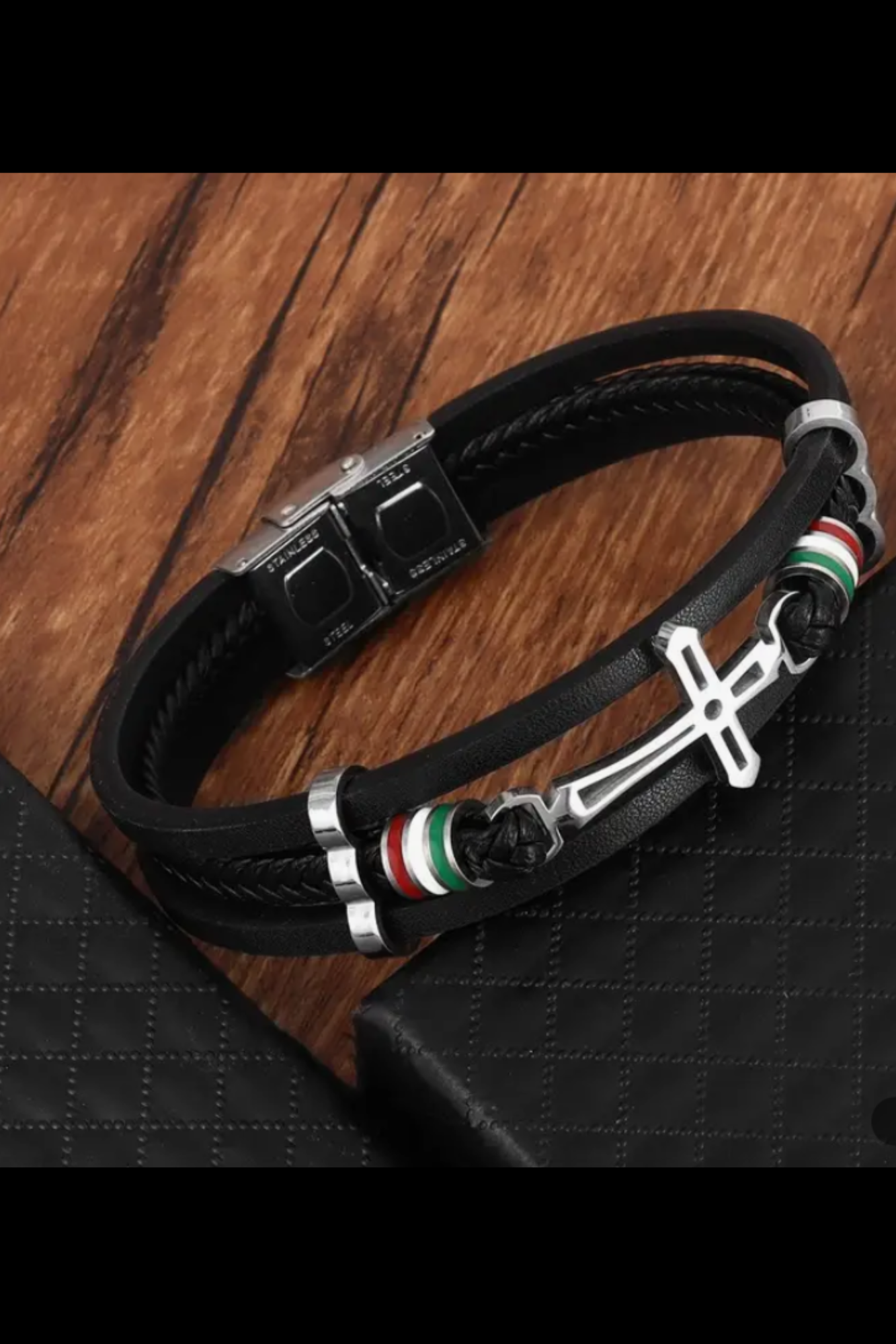 FREEDOM IN FAITH CROSS BRACELET