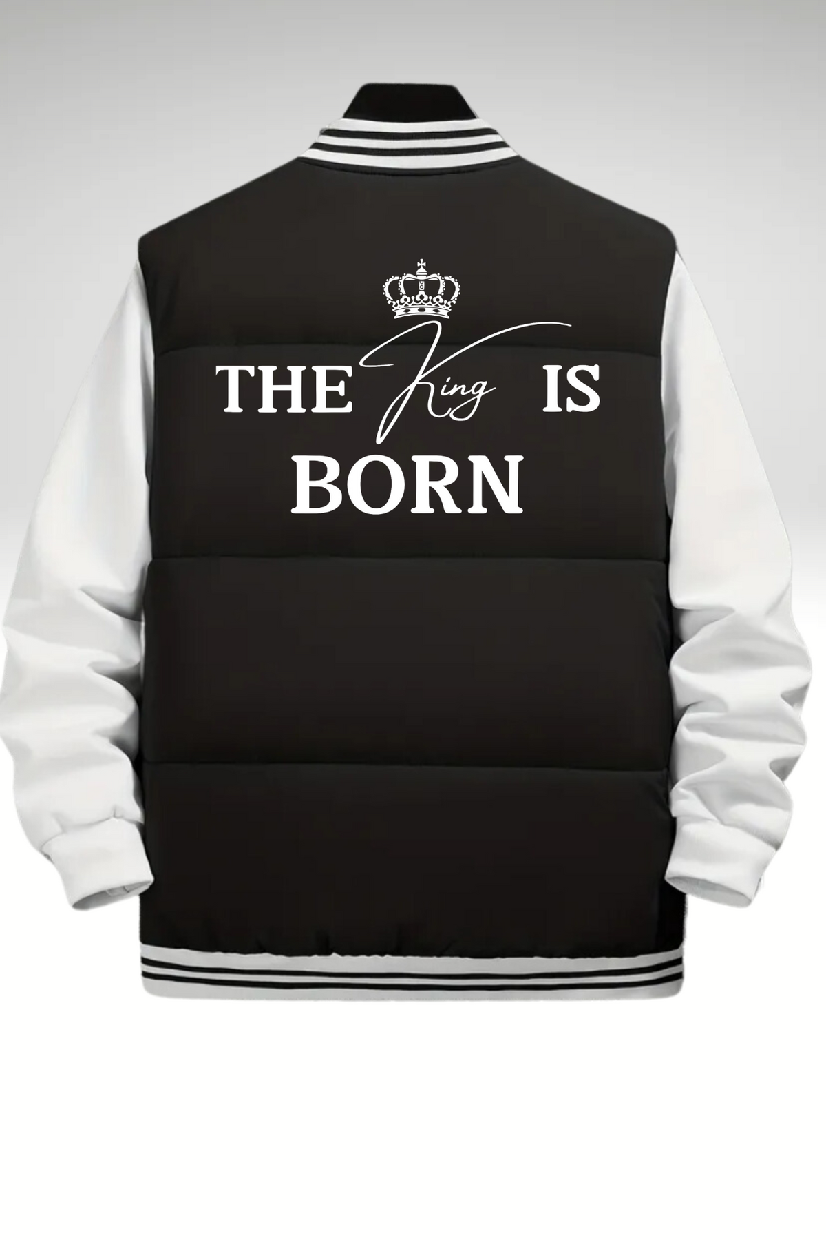 THE KING IS BORN PUFFER VEST