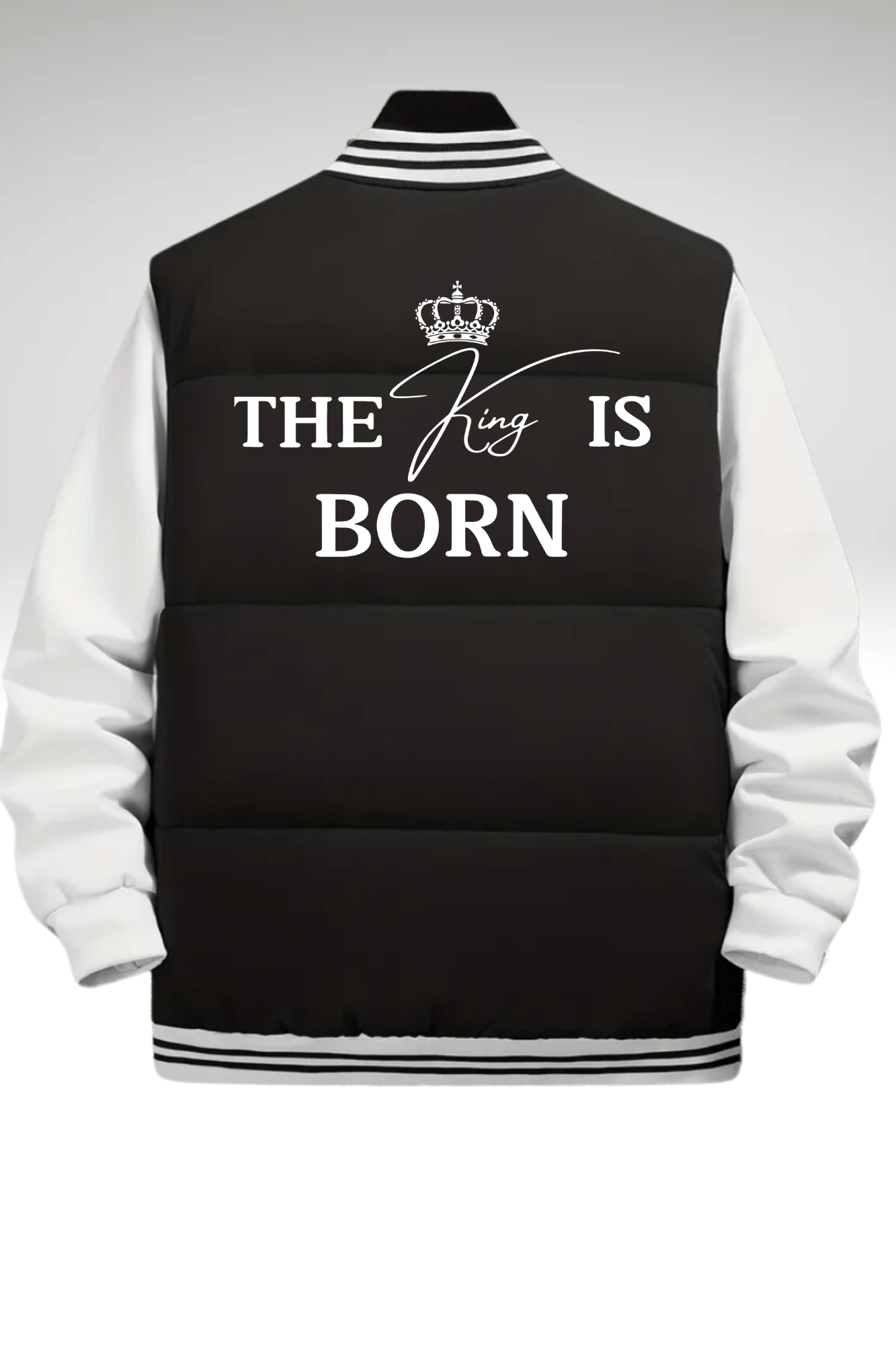 THE KING IS BORN PUFFER VEST
