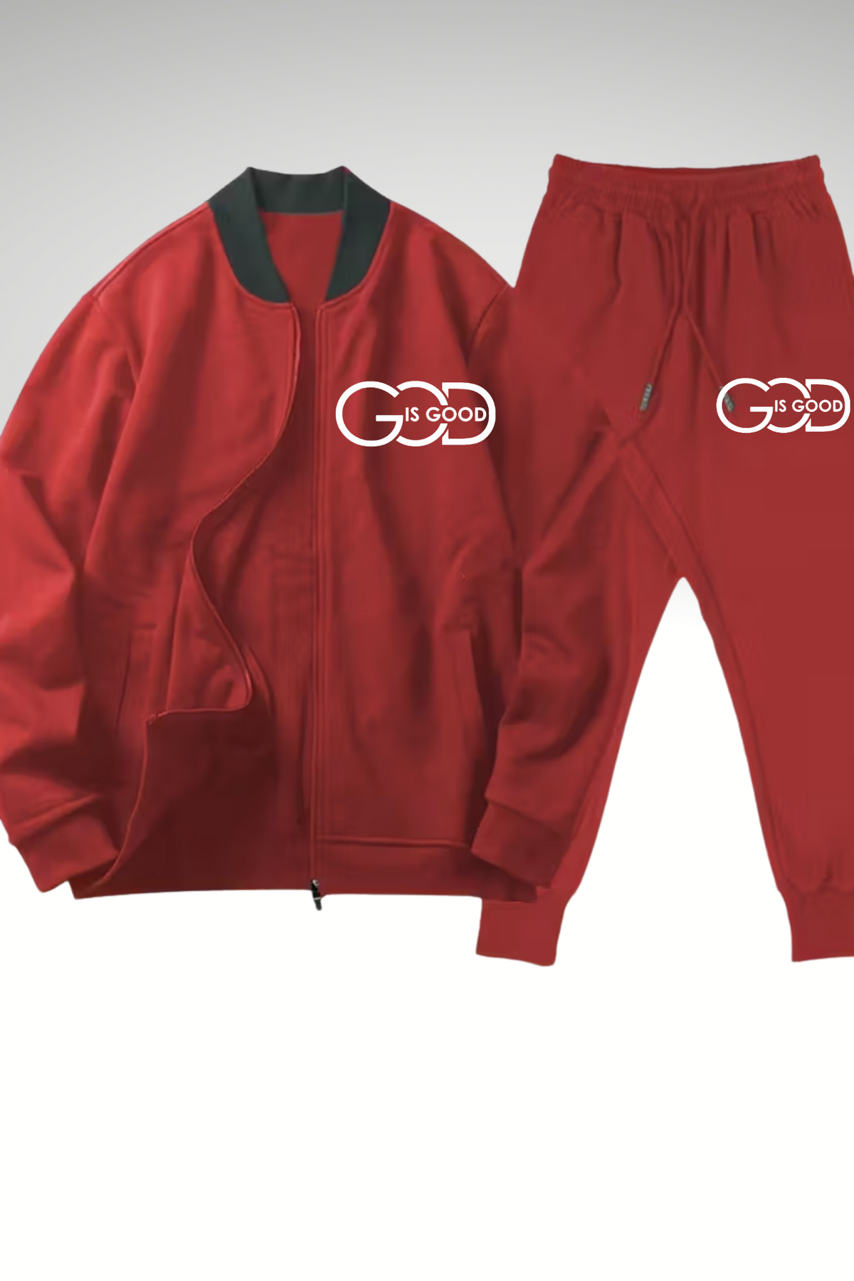 GOD IS GOOD 2-PIECE ZIPPER SET