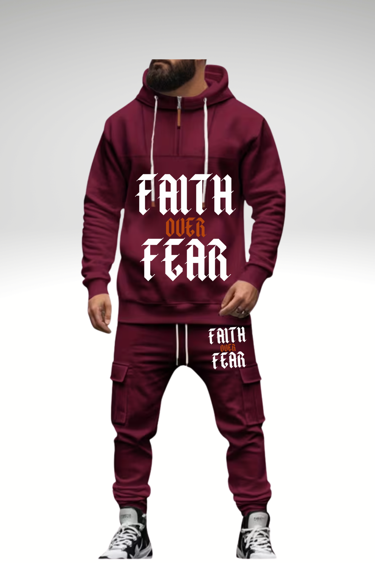 FAITH OVER FEAR HOODIE SETS