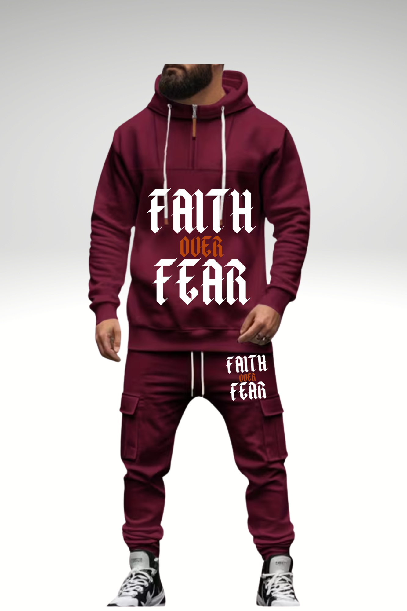 FAITH OVER FEAR HOODIE SETS