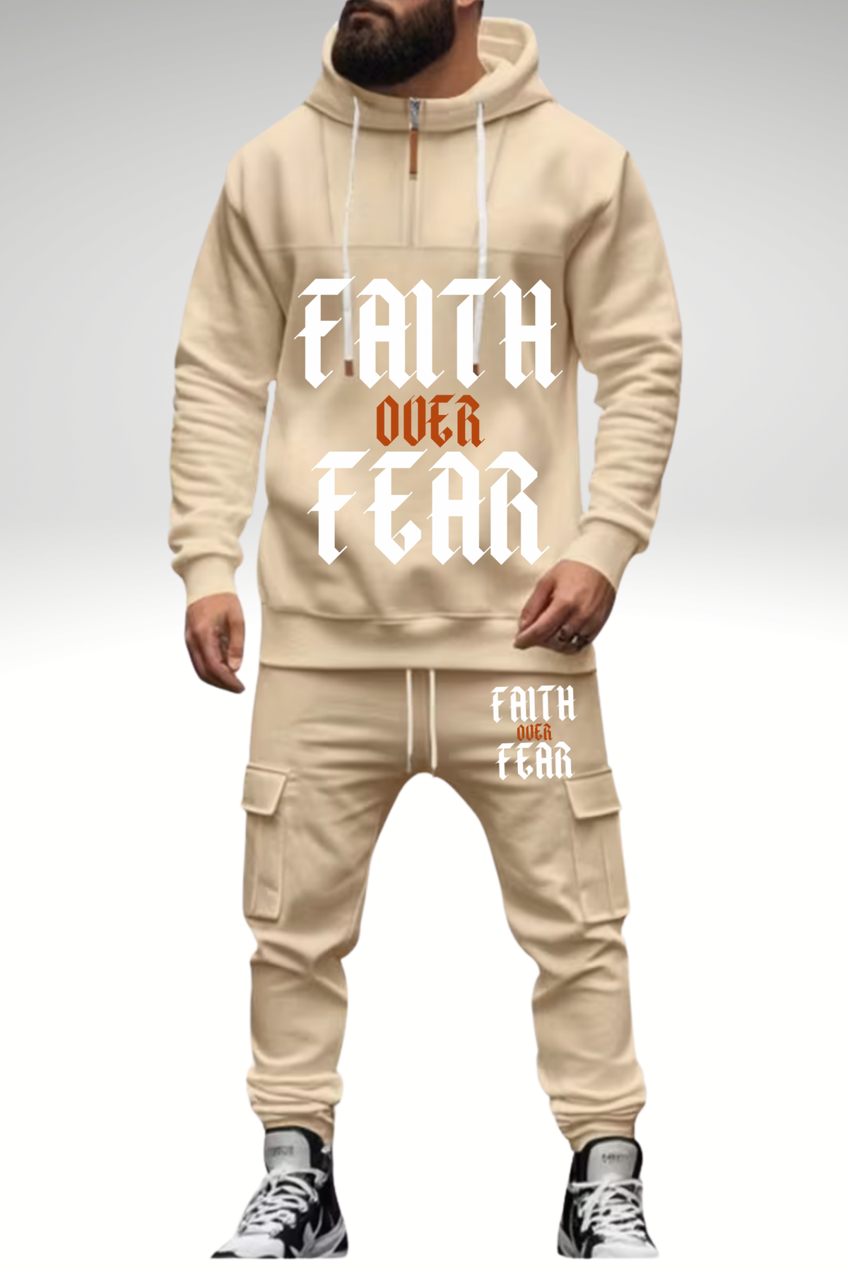 FAITH OVER FEAR HOODIE SETS