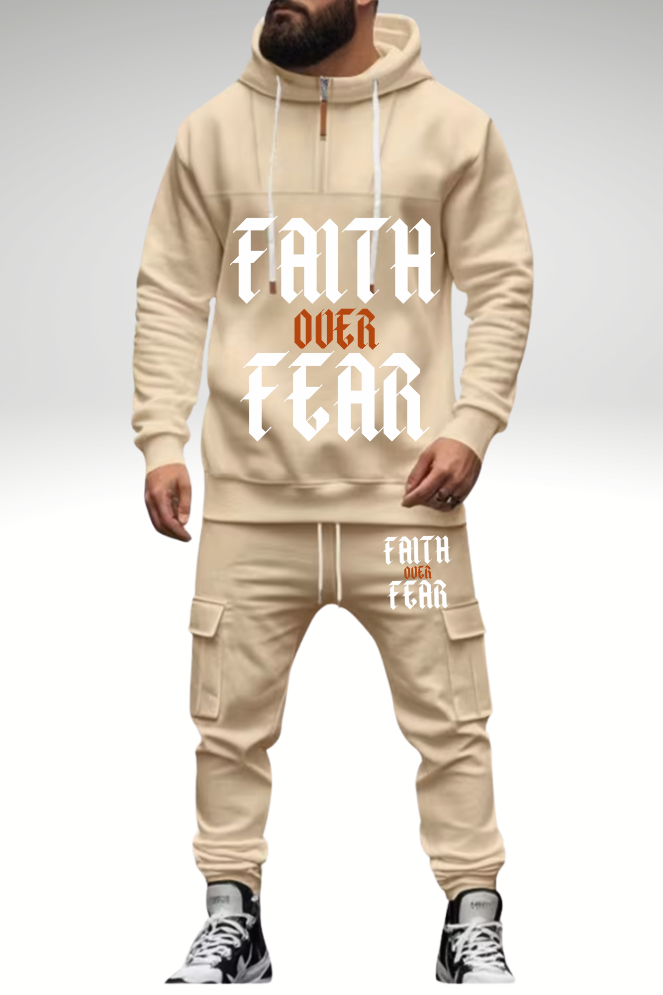 FAITH OVER FEAR HOODIE SETS