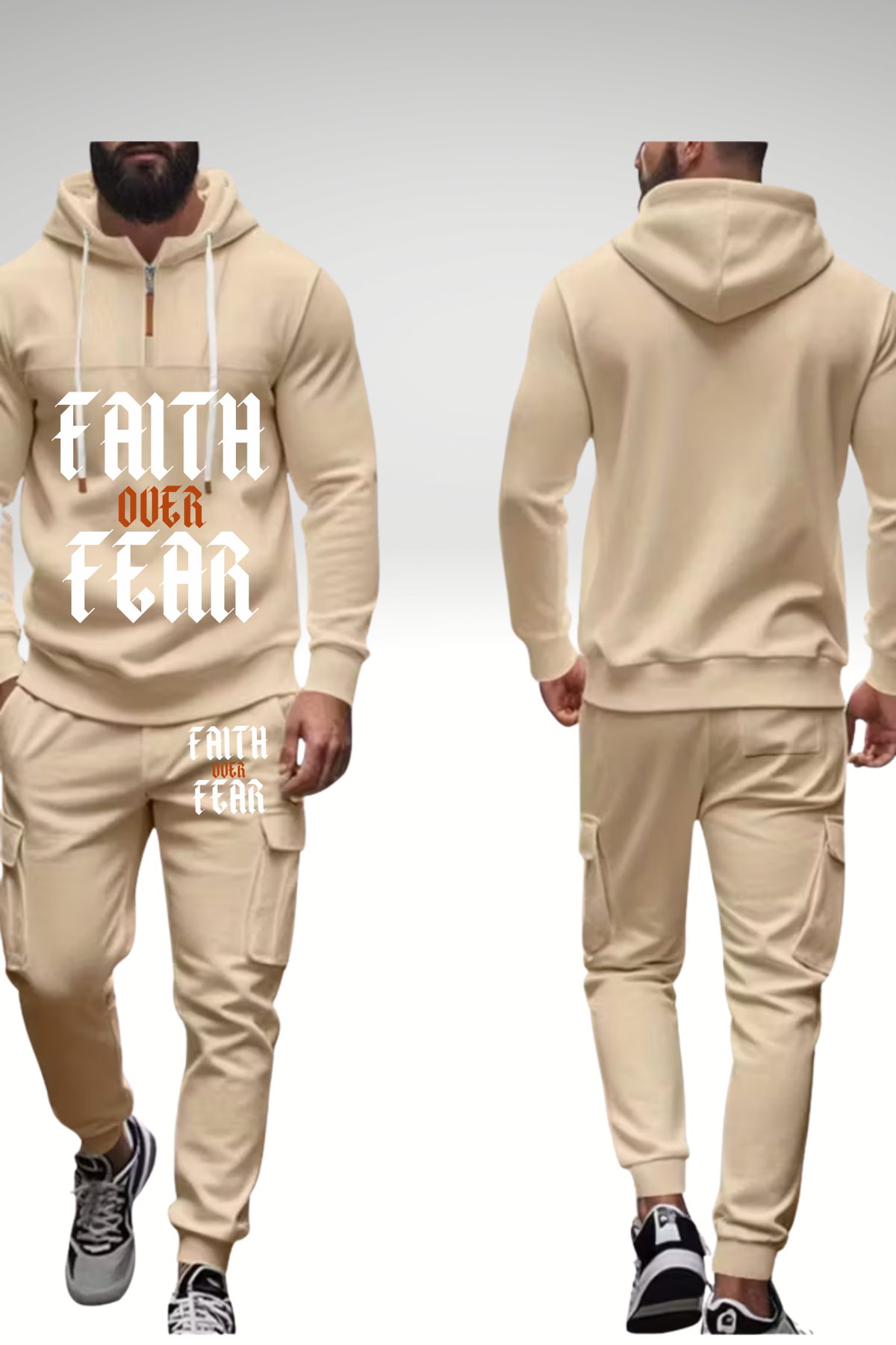 FAITH OVER FEAR HOODIE SETS