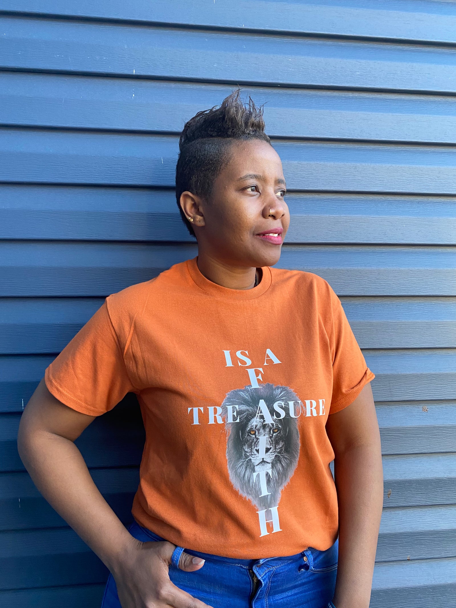 LIONHEART FAITH IS A TREASURE T-SHIRT