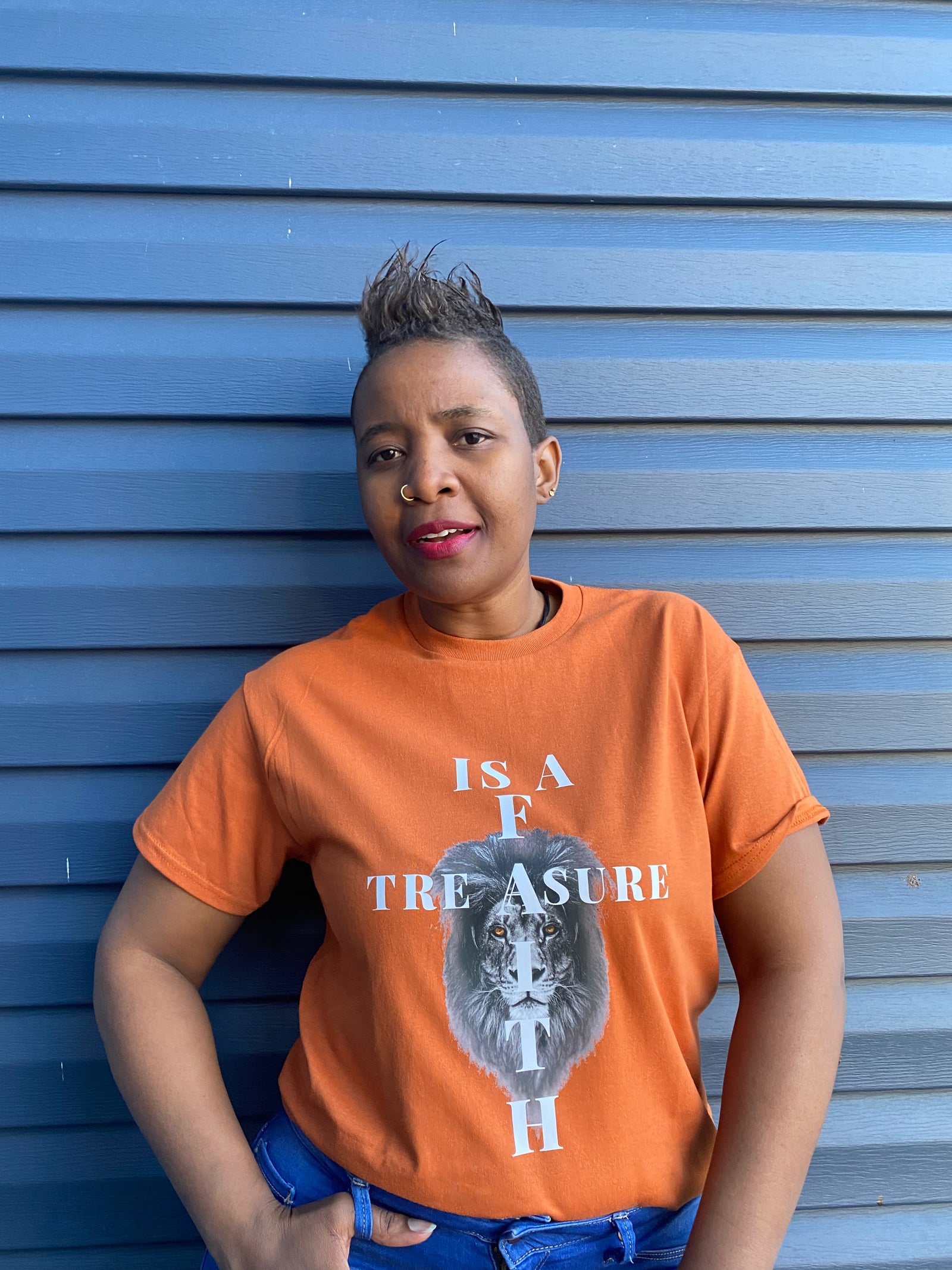 LIONHEART FAITH IS A TREASURE T-SHIRT