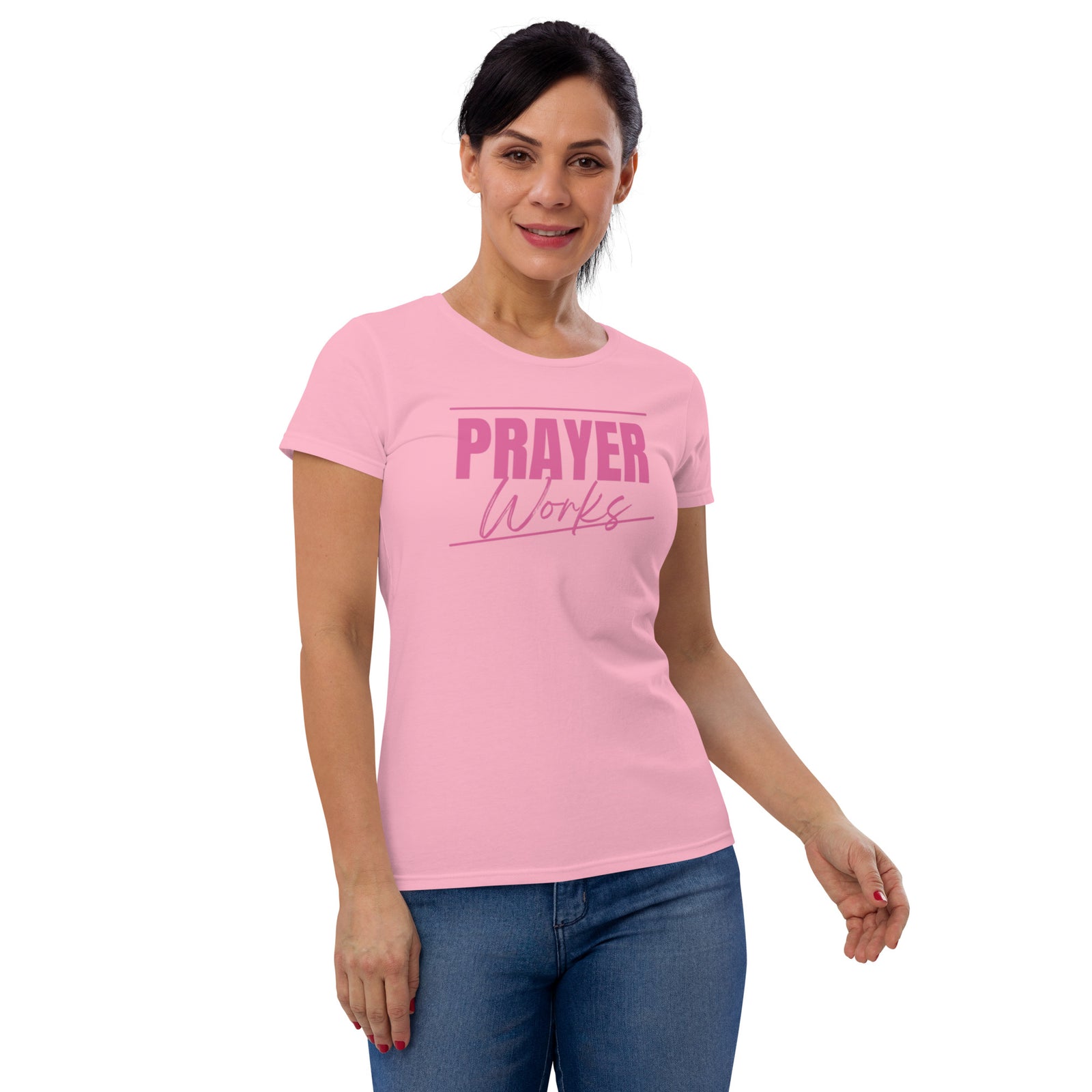 PRAYER WORKS PINK T-SHIRT